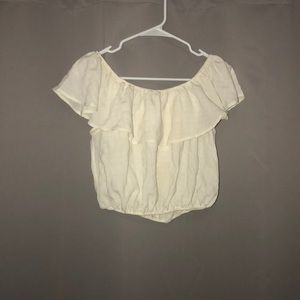 off the shoulder crop top